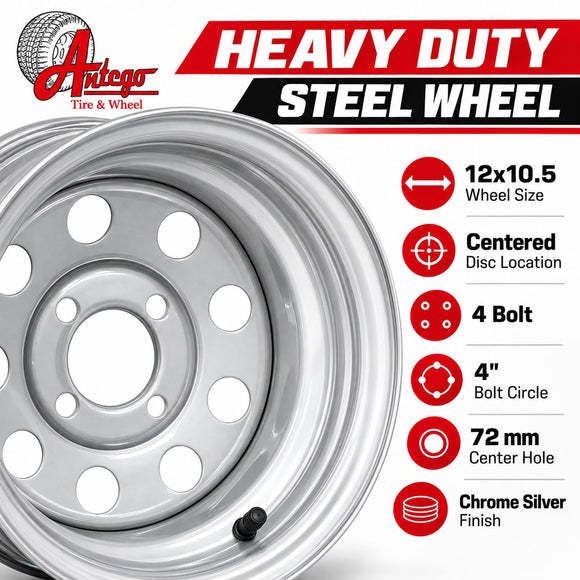 Antego 25x12-12 Turf Rear Wheel Assemblies, Set of 2, Dixie Chopper 400746