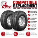Antego 25x12-12 Turf Rear Wheel Assemblies, Set of 2, Dixie Chopper 400746-4