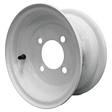 Antego bare 8x3.75 white trailer wheel with 4-lug 4 inches pattern and 2.83 inches bore, 2-pack listing