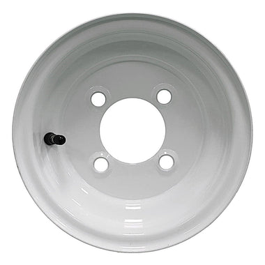 Antego bare 8x3.75 white trailer wheel with 4-lug 4 inches pattern and 2.83 inches bore, 4-pack listing