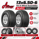 Antego 13x6.50-6 Front Wheels, Replaces Dixie Chopper DC4Z0040, 2-Pack-2