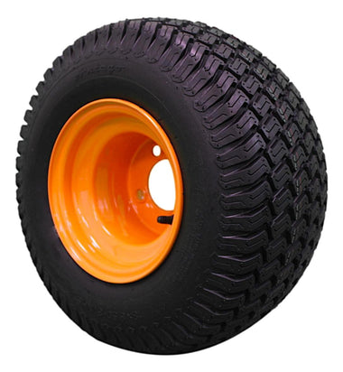 Antego 18x8.50-8 ATW-003 rear mower assembly on Cat’s Eye Gold wheel compatible with Scag 481867, single listing