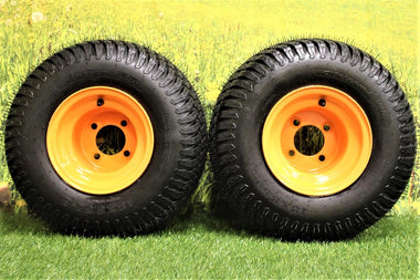 Antego 18x8.50-8 ATW-003 rear mower assembly on Cat’s Eye Gold wheel compatible with Scag 481867, 4-pack listing