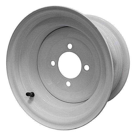 Antego bare 10x6 white trailer wheel with 4-lug 4 inches pattern and 2.83 inches center bore, 4-pack listing