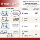 2 Passenger Golf Cart Storage Cover Taupe-5