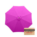 9ft Market Patio Umbrella 8 Rib Replacement Canopy Fuchsia-1