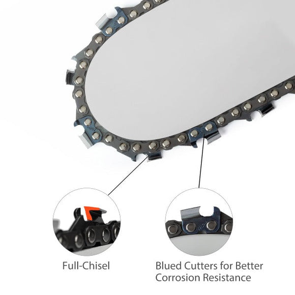 20 Inch 3/8 Pitch .050 Gauge 72 DL Chain For Stihl MS261 MS291 MS311 Husqvarna 562xp 372xp 455 460 rancher Chainsaw # 72EXL072G Full Chisel