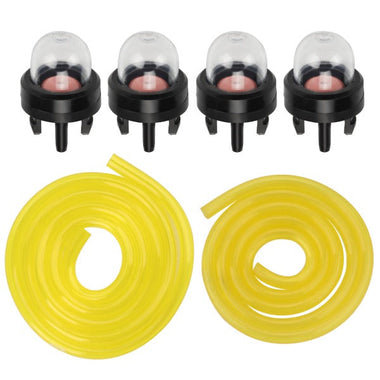 Hipa Primer Bulb + Fuel Line for 340 345 445 450 455 460 Rancher Chainsaw 125B 125BVX Blower Husqvarna Trimmer Weedeater 123L 225 232L 227L 240L 322L