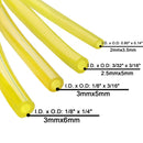 4 Sizes 4-Ft-Each Clear Fuel Line for 2-Stroke Small Engine Stihl Poulan Chainsaw Weedeater Trimmer Leaf Blower I.D.xO.D. 3/32 x 3/16 1/8 x 3/16 inch-10