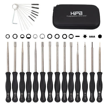 Hipa 2-Stroke Engine Carburetor Adjustment Tool Tuning Set for Stihl Poulan Echo Husqvarna Chainsaw Weed Eater Trimmer Blower Edger Hedge Pack-of-14