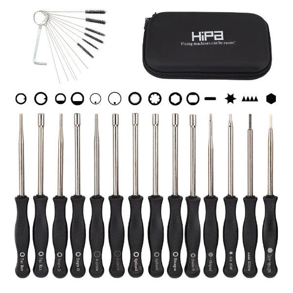 Hipa 2-Stroke Engine Carburetor Adjustment Tool Tuning Set for Stihl Poulan Echo Husqvarna Chainsaw Weed Eater Trimmer Blower Edger Hedge Pack-of-14