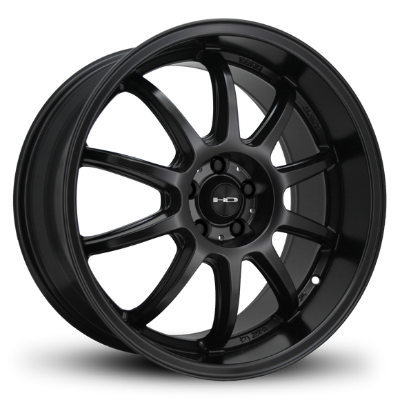 HD Wheels Clutch 18x9 +40 5x114.3mm 73.1mm Satin Black