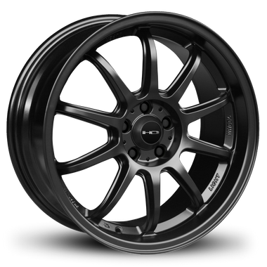 HD Wheels Clutch 18x9 +45 5x112mm 73.1mm Satin Black