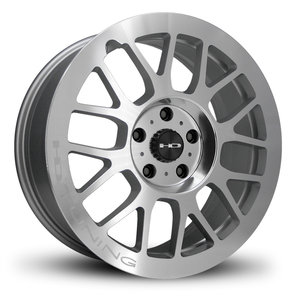 HD Wheels Gear 18x9 +45 5x112mm 73.1mm Gloss Silver/Machined Face