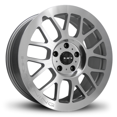 HD Wheels Gear 18x9 +40 5x100mm 73.1mm Gloss Silver/Machined Face