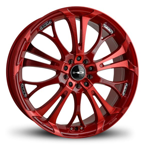 HD Wheels Spinout 20x8 +45 5x112/5x114.3mm 73.1mm Sonic Red
