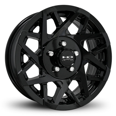 HD Trailer Canyon 15x6 +0 5x114.3mm 83mm Gloss Black