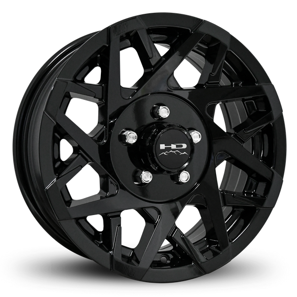 HD Trailer Canyon 15x6 +0 5x114.3mm 83mm Gloss Black