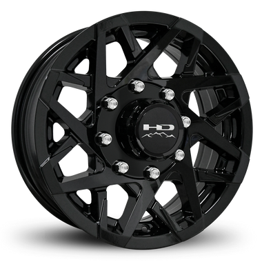HD Trailer Canyon 16x6 +0 8x165mm 128.6mm Gloss Black