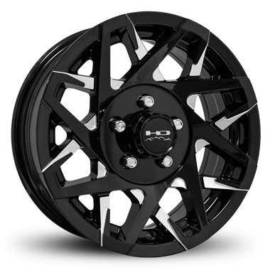 HD Trailer Canyon 15x6 +0 5x114.3mm 83mm Gloss Black/Milled Face