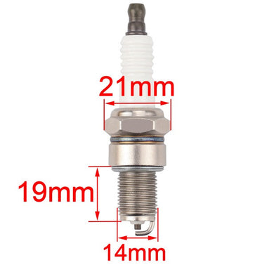 HIPA Spark Plug for HONDA GX120 GX160 GX200 GX240 GX270 GX340 GX390 Engine Lawn Mower Tractor Rototiller(Set of 2) - 0