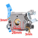 Hipa 125B Carburetor Kit for Husqvarna 125BVX 125BX Leaf Blower Parts 28CC 170-MPH 470-CFM Replace 545081811 545112101 581798001-3