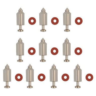 Hipa (12 Pack) 398188 kit Needle Seat Carburetor Float Valve Needle Seat Kit Replacement For Briggs and Stratton 281144 - 0