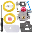 C1Q-W38 Carburetor Kit For Husqvarna 28cc 128L 128LD 128LDX 128RJ 125L 125R 125LDX Weed Trimmer Replace 545081848 545081850 With Adjusting Tool-3
