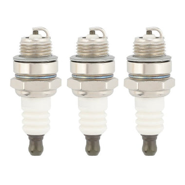 Hipa 3pcs L7T Spark Plug for 33cc 43cc 47cc 49cc 2-Stroke Mini Pocket Bike ATV Quad Scooter Trimmer Blower Chainsaw Brushcutter Strimmer Lawn Mower