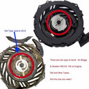 Hipa 593959 Recoil Rewind Starter for Briggs and Stratton 08P502 093J02 09P602 09P702 590588 591139 595355 593961 500E 140CC Troy Bilt TB554 Engines-3