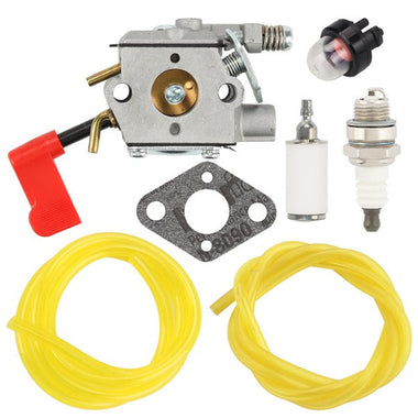 Hipa Carburetor Kit Fit Poulan PP331 S31BC PP445 PP035 PP336 PP446 PPB300 PP036 Gas String Trimmer Replaces 530071405 WT-628 - 0