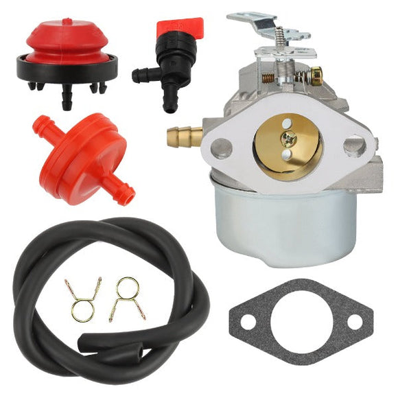 Hipa 640349 Carburetor Kit For Tecumseh HMSK100 HMSK80 HMSK90 8hp 9hp 10hp Engine LH318SA Snowblower Generator Parts Replace 640052
