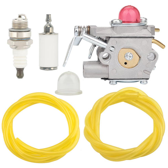 Hipa Carburetor Kit For Husqvarna Weed Eater PE550 GE21 Gas Edger Replace 530071634 530069654 WT-630