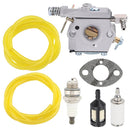 Hipa 640347A Carburetor Kit For Tecumseh TC200 TC300 640347A TM049XA Ice Auger 2-Cycle Engine Snowblower Replaces 640347-1