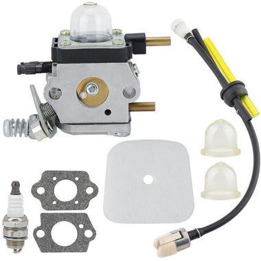 C1U-K54A 7222 Carburetor for Mantis Tiller 7225 7222E 7222M 7230 7234 7240 7920 7921 7924 7925 Cultivator # C1U-K82 Air Filter Tune Up Kit
