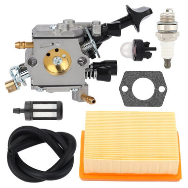 Carburetor Kit For Stihl BR430 BR350 BR450 63.3cc SR 450 430 Backpack Blower Mistblower / Sprayer # 4244-120-0606 C1Q-S220 - 0