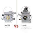 (Walbro type) Carburetor Kit with Ignition Coil For Stihl MS170 MS180 017 018 Chainsaw Replace 1130 120 0608 WT-325A WT-325-2