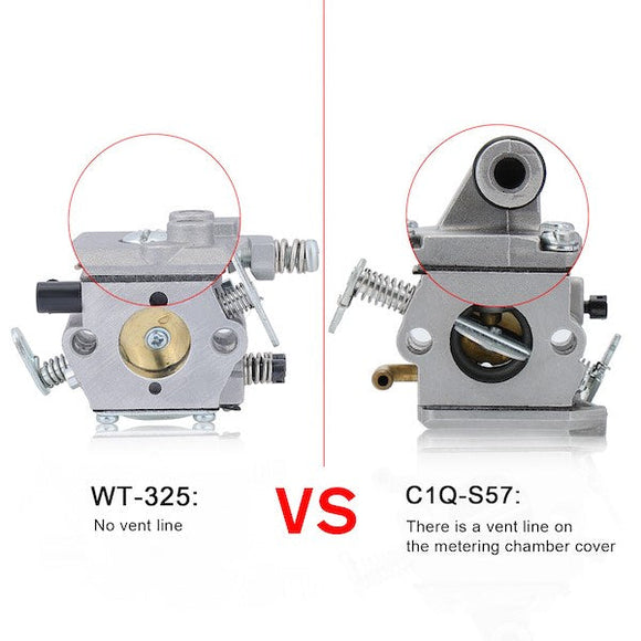 (Walbro type) Carburetor Kit with Ignition Coil For Stihl MS170 MS180 017 018 Chainsaw Replace 1130 120 0608 WT-325A WT-325