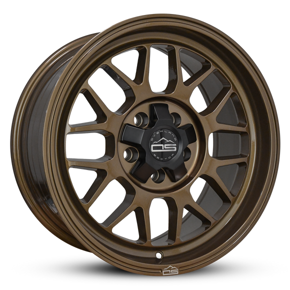 Overland Sector Hyperdrive Flow Formed 17x8.5 +25 5x108/5x114.3 73.1mm All Gloss Bronze