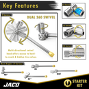Lightning™ Tire Air Chuck Starter Kit - Patented | Open Flow, 1/4" F-NPT (Set of 7)-7
