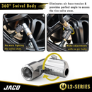 Lightning™ L2-Series Tire Air Chuck | Open Flow, 1/4" F-NPT (2 Pack)-5