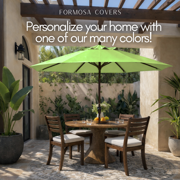 9ft Market Patio Umbrella 8 Rib Replacement Canopy Avocado Lime Green