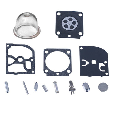 Hipa RB-100 Carburetor Rebuild Kit for STIHL FS55 FS38 BG45 HS45 MM55 & Mini Tiller 4137 EMU Trimmer Blower with Primer Bulb