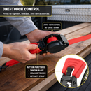 Retractable Ratchet Straps - 1" x 15 ft (1,760 lbs Break Strength) | Auto Self Retracting Cargo Tie Down Strap Set-44