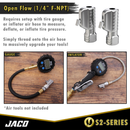 Lightning™ S2-Series Tire Air Chuck | Open Flow, 1/4" F-NPT (2 Pack)-7
