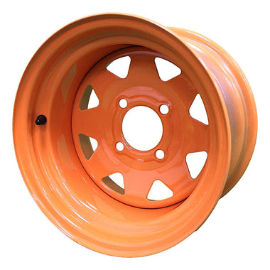 Antego bare 12x7 Cats Eye Gold mower wheel compatible with Scag 481659 and 482044 applications, 4-pack listing