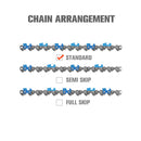 Hipa 10 Inch Chain 3/8 LP .050 40 DL For Sun Joe Swj803e Oregon S40 Worx WG309 Remington RM1015PS RM1025P RM1025SPS Pole Saw Chainsaw-5