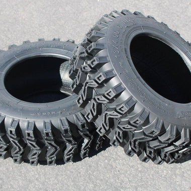 Antego 13x4.00-6 ATW-046 directional 2-ply snow blower tire, single tire side view for 2-pack listing