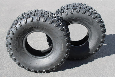 (Set of 2) Antego 15X5.00-6 ATW-053 2 ply Snow Blower Tires Non-directional - 0