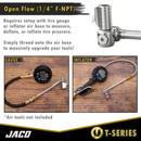 Lightning™ T-Series Tire Air Chuck | Open Flow, 1/4" F-NPT-8